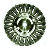 WIRE BRUSH 6" KNOT TYPE 5/8"-1/2" AH .118 WIRE