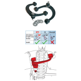 CONTROL ARM UPPER 4RUNNER & FJ TOYOTA PAIR