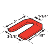 SHIM PREVOST CASTER 1/8" 6/BOX