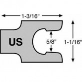 SHIM CAMB/CAST UNIV US 5/8" OPEN 1/16" 50/PK