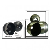 GOUGE 2" HEAVY WALL 1/2" 901501N AH NOTCHED 2/BX