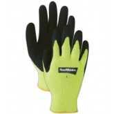 GLOVES HD NITRILE PALM MED HI VIS YELLOW PR
