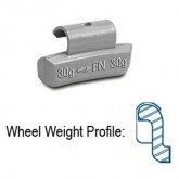 W/W CLIP ON LEAD PSGR COATED 80 G 25/BX