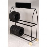 TIRE DISPLAY ON CASTERS 72"