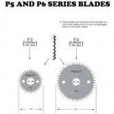 RASP BLADE P6 6/SET 1 SET/BX 3" DIA 7/8" W