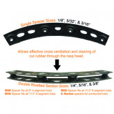 SPACER 3/16" AIR COOLED R6S316S S/SECT