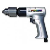 AIR DRILL REVERSIBLE W/ Q/C CHUCK 2400 RPM 3/8"