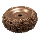 WHEEL DONUT 4" X 1-1/2" 1/2" AH 16 GRIT