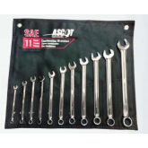 WRENCH SET OPEN END SAE LONG COMBO 11 PC.